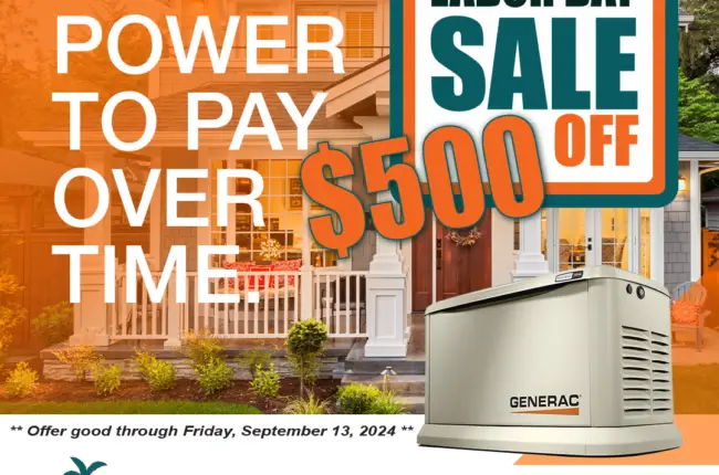 DCP Generator Pros Labor Day Sale
